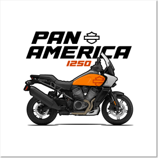 Pan America 1250 - Orange Posters and Art